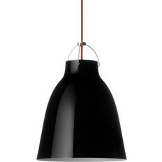 Caravaggio p2 Fritz Hansen Caravaggio P2 Black High Gloss Pendant Lamp ∅ 25.8cm
