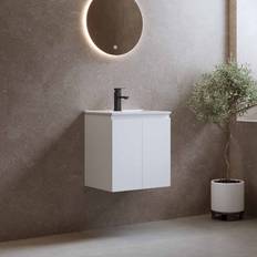 Bathlife Tvättställsskåp Bathlife Tvättställsskåp Smila 500 Vit Med Tvättställ