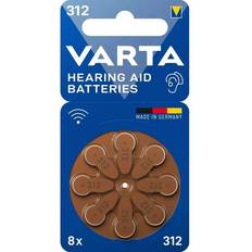 Varta Batterier - Hörapparatsbatteri Batterier & Laddbart Varta HAB 312 hörapparatsbatteri 1,4 V, 8-pack