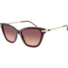 Emporio Armani Kvinna Solglasögon Acetat Bordeaux Rosa