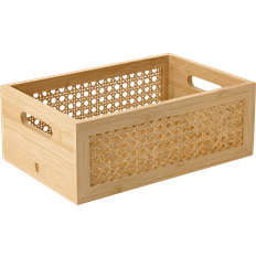 Beige Förvaringslådor RIG-TIG Bamboo Box Förvaringsbox 20 x 30 cm Beige Förvaringslåda