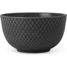Lyngby Porcelæn Rhombe Earth Skål Ø11 cm Slate Serveringsskål 11cm 0.32L