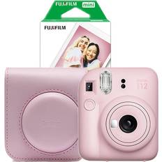 Fujifilm Instax Mini 12 Pink with Case and Photo Paper 20 Sheets