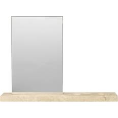 Beige Bordspejle ferm LIVING Caseta Travertine 32 cm Bordspejl