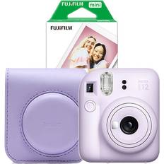 Fujifilm Instax Mini 12 Purple with Case and Photo Paper 20 Sheets