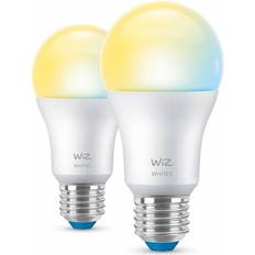 E27 - Trådløse styringer Lyskilder WiZ Pære 60 W A60 E27 x 2