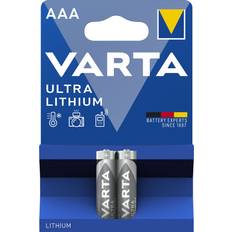 Varta Ultra Lithium AAA 2-pack Grey/Silver