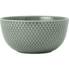 Lyngby Porcelæn Rhombe Earth Ø 13 cm Moss Serveringsskål 13cm 0.5L