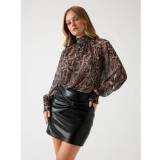 Guess Women Blouses Guess Bow Blouse - Multi-Color