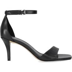Dam - Läder Sandaletter Michael Kors Elegant Lädersandal Med Medium Klack