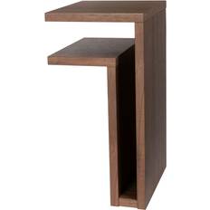 Bruna - Valnöt Hyllor Maze Interior F Left Walnut Wall Shelf 21cm