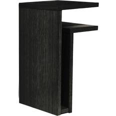 Maze Interior F Right Black Wall Shelf 21cm