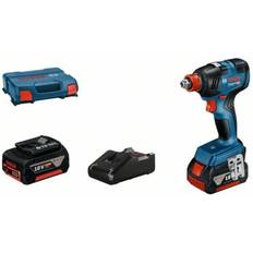 Bosch Hex borepatron Bore- & Skruemaskiner Bosch GDX 18V-200 (2x4.0Ah)