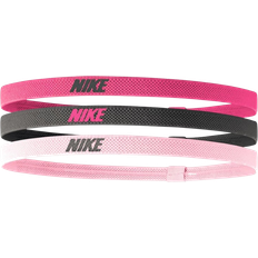 Herre - Multifarvet Hovedbeklædning Nike Elastic 2.0 Headbands 3-pack - Spark/Gridiron/Pink Glaze