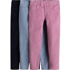 H&M 3-Pack Manchesterjeggings - Marinblå/Ljusblå/Gammelrosa