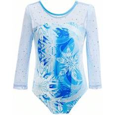 Girls Jumpsuits Children's Clothing Shein Young Girl Graphic Print Sequin Mesh Jumpsuit