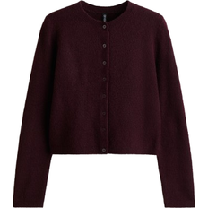 H&M Fine-Knit Cardigan - Burgundy