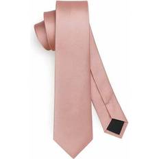 Pink Ties Shein Men's 6cm Coral Pink Casual Necktie