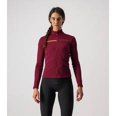 Castelli Dame Jakker Castelli Sinergia 2 Full Zip Jersey - Rød