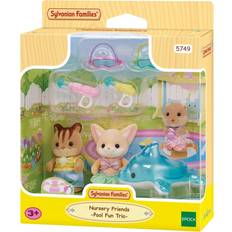 Sylvanian Families Dolls & Doll Houses Sylvanian Families Nursery Friends Pool Fun Trio 5749