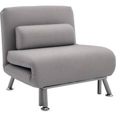 Homcom Linen 3-in-1 Convertible Grey Armchair 75cm