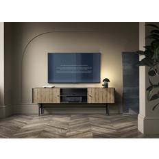 TV Benches on sale Corrigan Studio Divenos 155 cm Oak Lowboard TV Bench