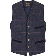 Walker and Hawkes Derby Tweed Alcott Väst För Män - Blå