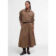 Barbour Skirts Barbour Yasmin Cord Midi Skirt - Brown