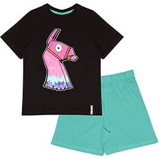 Fortnite Barnkläder Fortnite Pyjamas För Pojkar - Svart/Grönblått