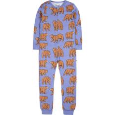 Lynlås Pyjamasser Frugi Kids Zelah Zip Up Sleepsuit - Purple