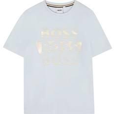 Kids Short Sleeve Cotton Blend Crew Neck T-Shirt
