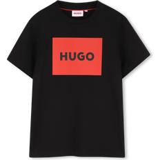 80 T-shirts på rea HUGO Kids Regular-Fit Cotton T-shirt Red Logo