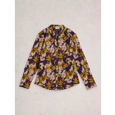 Annie Leaves Jersey Shirt - Navy/Multi