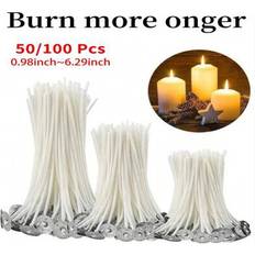 Shein 50 Pcs 100 Pcs Smokeless Candle Wicks