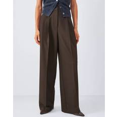 Pleat Wide Leg Trousers