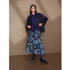 Hobbs Skirts Hobbs Kiara Skirt - Navy/Multi