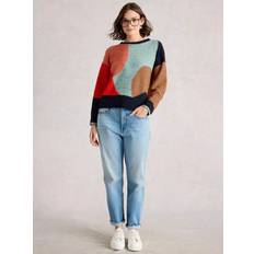 Freya Abstract Pattern Jumper Navy Multi