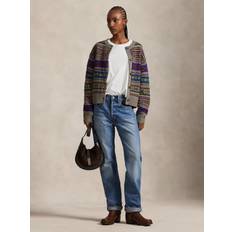Polo Ralph Lauren Women Cardigans Polo Ralph Lauren Fair Isle Buttoned Knitted Cardigan - Tan Multi