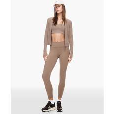 Bershka Strumpbyxor & Stay-ups Bershka Kamelbruna Snabbtorkande Leggings Med Andningsförmåga - Naturlig