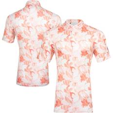 Adidas Orange Polo Shirts adidas Patterned Polo - Orange