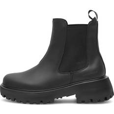 Dame - Syntetisk Gummistøvler Woden Aya Waterproof Kvinde Gummistøvler - Black