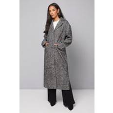 Wallis Womens Collared Cuff Detail Maxi Coat - Black