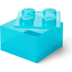 Storage Brick 4 Top Lid Glitter Light Blue