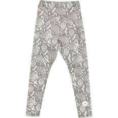 Camouflage Tights & Stay-Ups adidas Snakeskin Print Performance Leggings - Grey