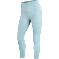 Turquoise - Women Tights Nike Solid Color Training Tights Bottoms - Teal