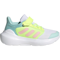Flickor Löparskor adidas Tensaur Run 2.0 Skor Barn Sneakers - Cloud White/Clear Pink/Hi-Res Yellow