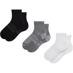 Lululemon Power Stride Ankle Socks 3er-Pack - White/Heather Grey/Black