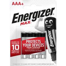 Energizer Max AAA Alkaline 4-pack Silver