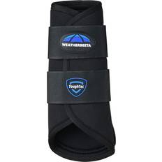 Black Horse Boots Weatherbeeta Tough-Tec Prime Brushing Boots - Black/Hunter Green