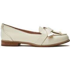 White Loafers Moda In Pelle Fedell Porvair Loafers - Off White